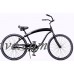 Anti-rust & light weight aluminum frame  Fito Modena II Alloy Single 1-speed Men's 26" wheel Beach Cruiser Bike Bicycle - ALL MATTE BLACK - B00E6X486Y